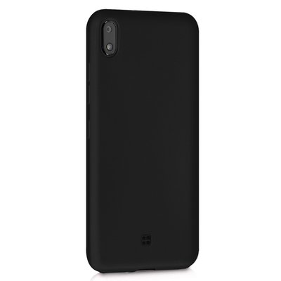 Microsonic LG K20 2019 Kılıf Matte Silicone Siyah