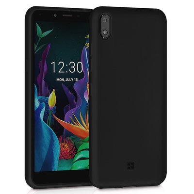 Microsonic LG K20 2019 Kılıf Matte Silicone Siyah