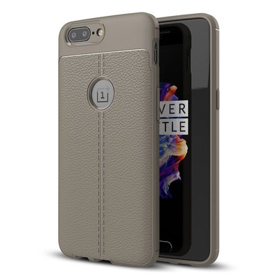 CaseUp OnePlus 5 Kılıf Niss Silikon Gri