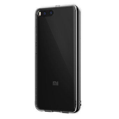 Caseup Xiaomi Mi6 Kılıf Transparent Soft Beyaz