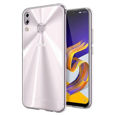 Microsonic Asus Zenfone 5Z ZS620KL Kılıf Transparent Soft Beyaz