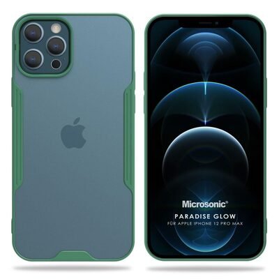 Microsonic Apple iPhone 12 Pro Max Kılıf Paradise Glow Yeşil