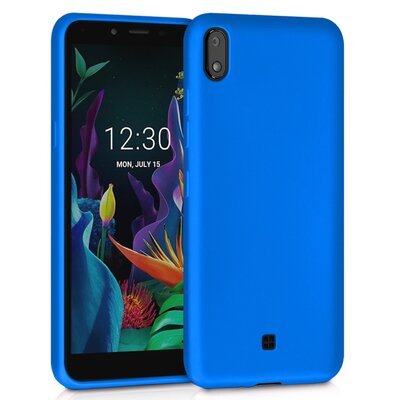 Microsonic LG K20 2019 Kılıf Matte Silicone Mavi