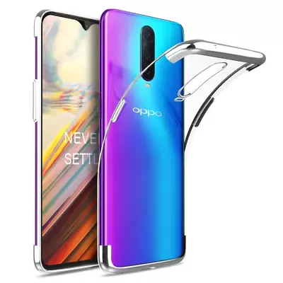 Microsonic Oppo RX17 Pro Kılıf Skyfall Transparent Clear Gümüş