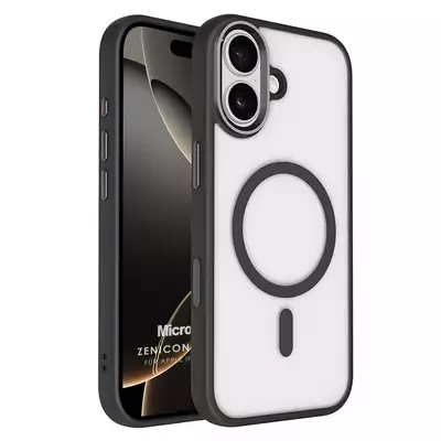 Microsonic Apple iPhone 17 Kılıf Zenicon MagSafe Siyah