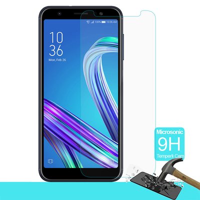 Microsonic Asus Zenfone Max M1 ZB555KL Temperli Cam Ekran Koruyucu Film