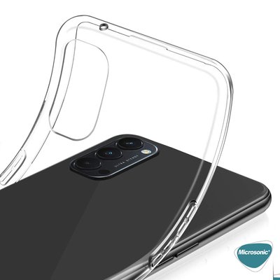 Microsonic Oppo Reno 5 Pro 5G Kılıf Transparent Soft Beyaz