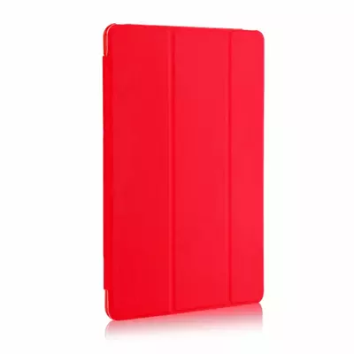 Microsonic Apple iPad Pro 12.9'' 2020 4.Nesil Kılıf, (A2229-A2069-A2232) Slim Translucent Back Smart Cover Kırmızı