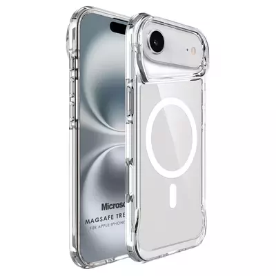 Microsonic Apple iPhone 17 Air Kılıf MagSafe Trex Bumper Şeffaf