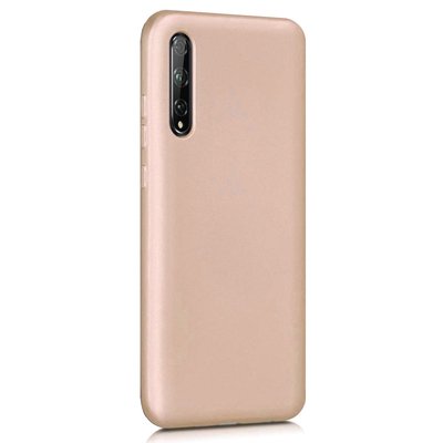 Microsonic Huawei P Smart S Kılıf Matte Silicone Gold