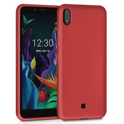 Microsonic LG K20 2019 Kılıf Matte Silicone Kırmızı