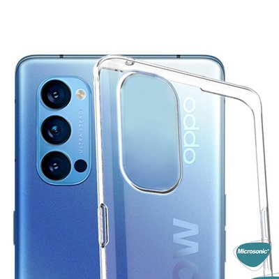 Microsonic Oppo Reno 5 5G Kılıf Transparent Soft Beyaz