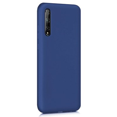 Microsonic Huawei P Smart S Kılıf Matte Silicone Lacivert