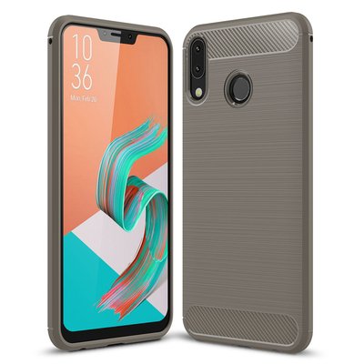 Microsonic Asus Zenfone 5Z ZS620KL Kılıf Room Silikon Gri