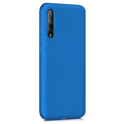 Microsonic Huawei P Smart S Kılıf Matte Silicone Mavi