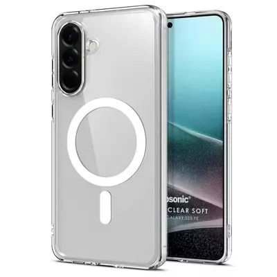Microsonic Samsung Galaxy S25 FE Kılıf MagSafe Clear Sararmaz Şeffaf