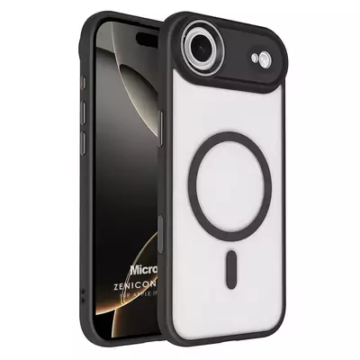 Microsonic Apple iPhone 17 Air Kılıf Zenicon MagSafe Siyah