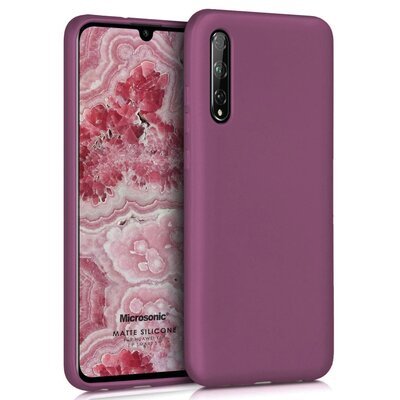 Microsonic Huawei P Smart S Kılıf Matte Silicone Mor