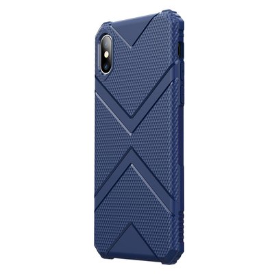 Microsonic Apple iPhone XS Diamond Shield Kılıf Lacivert