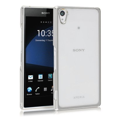 Microsonic Sony Xperia Z2 Kılıf Skyfall Transparent Clear Gümüş