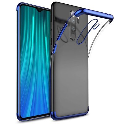 Microsonic Xiaomi Redmi Note 8 Pro Kılıf Skyfall Transparent Clear Mavi