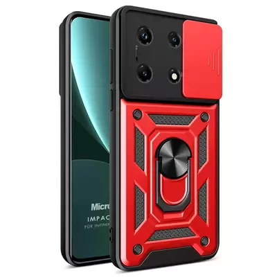 Microsonic Infinix Note 30 Pro Kılıf Impact Resistant Kırmızı