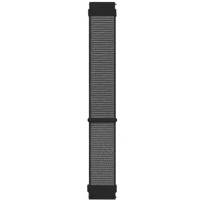 Microsonic Samsung Gear S3 Classic Hasırlı Kordon Woven Sport Loop Gri