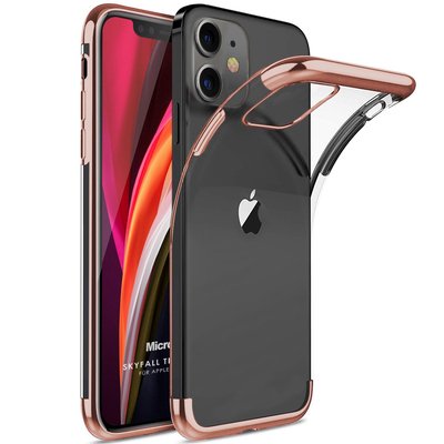 Microsonic Apple iPhone 12 Mini Kılıf Skyfall Transparent Clear Rose Gold