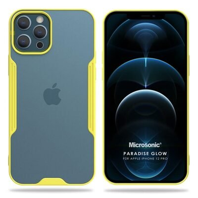 Microsonic Apple iPhone 12 Pro Kılıf Paradise Glow Sarı