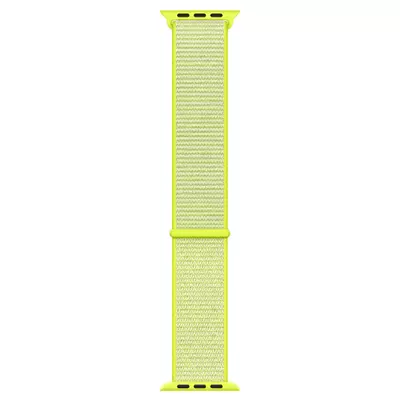 Microsonic Apple Watch Series 1 42mm Hasırlı Kordon Woven Sport Loop Flash Light