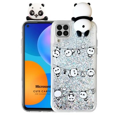 Microsonic Huawei P40 Lite Kılıf Cute Cartoon Panda