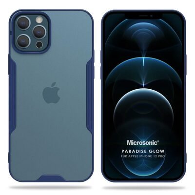 Microsonic Apple iPhone 12 Pro Kılıf Paradise Glow Lacivert