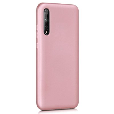 Microsonic Huawei Y8P Kılıf Matte Silicone Rose Gold