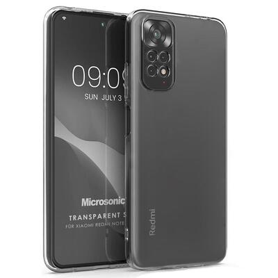 Microsonic Xiaomi Redmi Note 11S Kılıf Transparent Soft Şeffaf