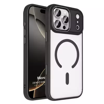 Microsonic Apple iPhone 17 Pro Max Kılıf Zenicon MagSafe Siyah