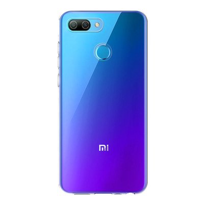 Microsonic Xiaomi Mi 8 Lite Kılıf Transparent Soft Beyaz