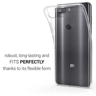 Microsonic Xiaomi Mi 8 Lite Kılıf Transparent Soft Beyaz