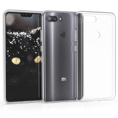 Microsonic Xiaomi Mi 8 Lite Kılıf Transparent Soft Beyaz