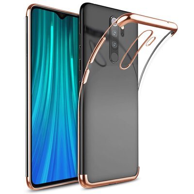 Microsonic Xiaomi Redmi Note 8 Pro Kılıf Skyfall Transparent Clear Rose Gold