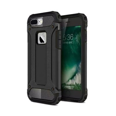 CaseUp Apple iPhone 8 Plus Kılıf Tank Siyah