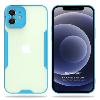 Microsonic Apple iPhone 12 Mini Kılıf Paradise Glow Turkuaz