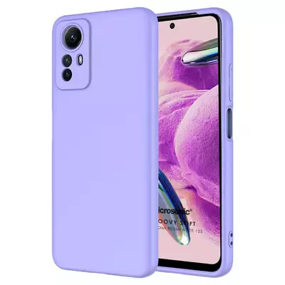 Microsonic Xiaomi Redmi Note 12S Kılıf Groovy Soft Lila