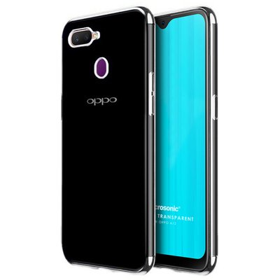 Microsonic Oppo A12 Kılıf Skyfall Transparent Clear Gümüş