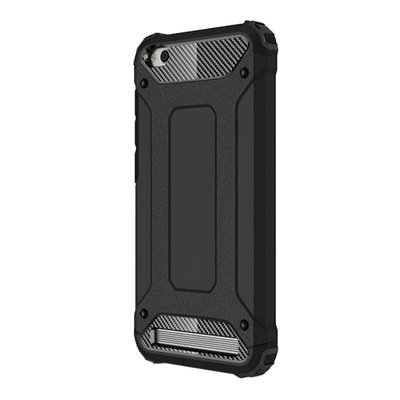 Microsonic Xiaomi Redmi 5A Kılıf Rugged Armor Siyah