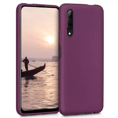 Microsonic Matte Silicone Huawei P Smart Pro Kılıf Mor