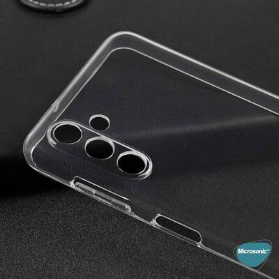 Microsonic Samsung Galaxy A13 Kılıf Transparent Soft Beyaz