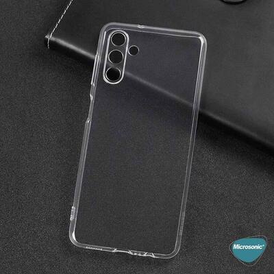 Microsonic Samsung Galaxy A13 Kılıf Transparent Soft Beyaz