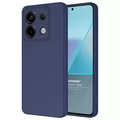 Microsonic Xiaomi Redmi Note 13 Pro 5G Kılıf Groovy Soft Lacivert