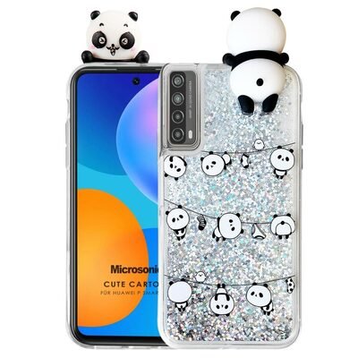 Microsonic Huawei P Smart 2021 Kılıf Cute Cartoon Panda