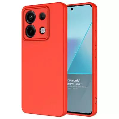 Microsonic Xiaomi Redmi Note 13 Pro 5G Kılıf Groovy Soft Kırmızı